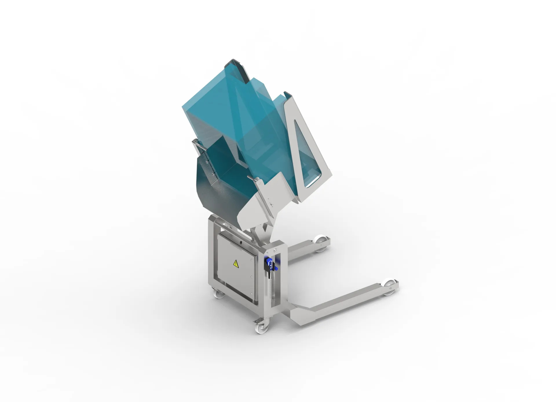 Electro-Manual Straddle Legs Tipper Electro-Manual Straddle Legs Tipper